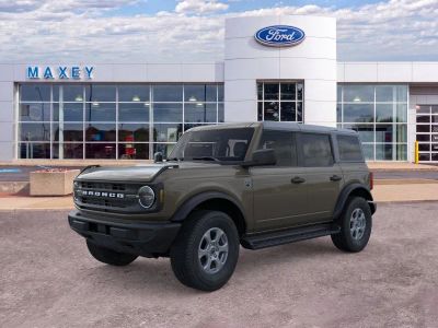 2026 Ford Bronco Big Bend® in Marsh Gray — front three-quarter view