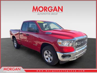 2023 Ram 1500 Big Horn in Flame Red Clearcoat — front three-quarter view