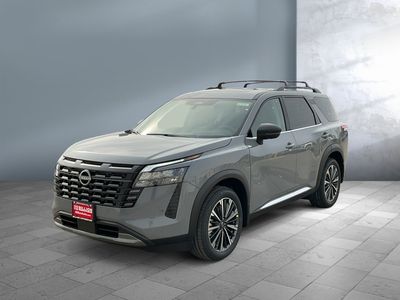 2026 Nissan Pathfinder — front three-quarter view