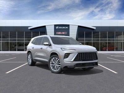 2026 Buick Enclave Avenir in Moonstone Gray Metallic — front three-quarter view