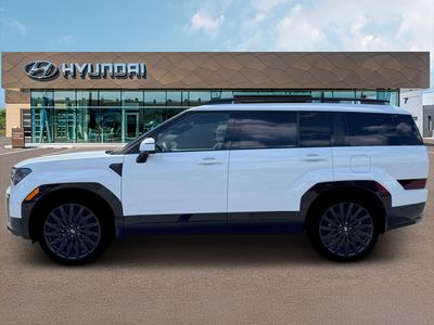 2026 Hyundai Santa Fe — rear three-quarter view