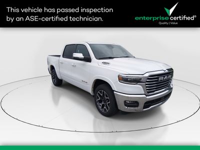 2025 Ram 1500 Laramie 4x4 Crew Cab 5'7" Box — front three-quarter view