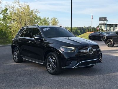 2024 Mercedes-Benz GLE 450 in Black — front three-quarter view