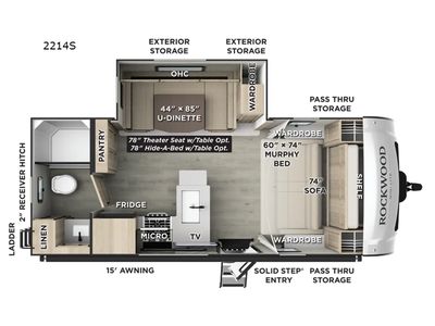 2026 Forest River RV Rockwood Mini Lite - Photo 2