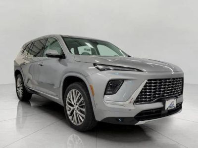2025 Buick Enclave Avenir in Moonstone Gray Metallic — front three-quarter view