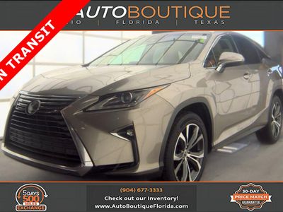 2018 Lexus RX RX 350 in Silver — front three-quarter view