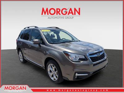 2018 Subaru Forester Touring in Sepia Bronze Metallic — front three-quarter view