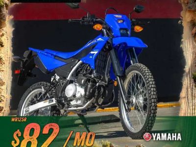 2026 Yamaha WR125R — front three-quarter view