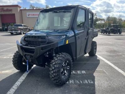 2026 Polaris® Ranger Crew XP 1000 NorthStar Edition Ultimate Blue Labyrinth — front three-quarter view