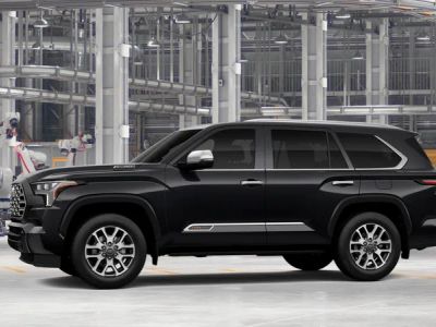 2026 Toyota Sequoia — rear three-quarter view