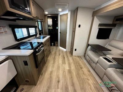 2027 Forest River Rockwood Mini Lite — rear three-quarter view