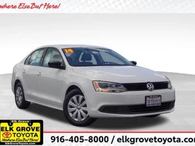 2014 Volkswagen Jetta 2.0L S in White — front three-quarter view