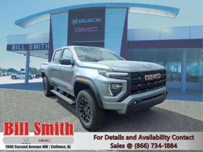 2026 GMC Canyon Elevation in Sterling Metallic — front three-quarter view