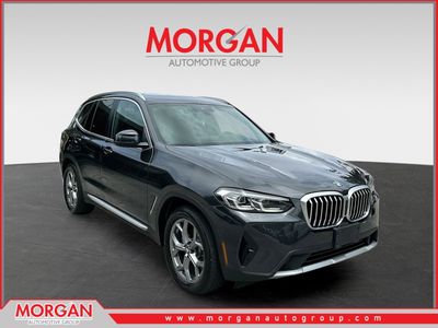 2023 BMW X3 xDrive30i in Gray — front three-quarter view