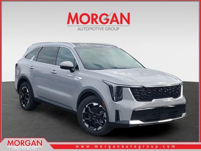 2026 Kia Sorento S in Gray — front three-quarter view