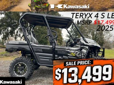 2025 Kawasaki Teryx4™ S LE — front three-quarter view