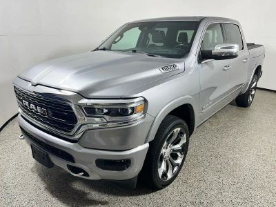 2023 RAM 1500 Limited in Billet Silver Metallic Clearcoat — front three-quarter view