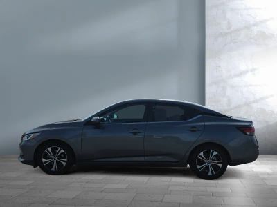 2021 Nissan Sentra — rear three-quarter view