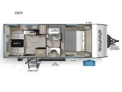2027 Forest River RV Cherokee Wolf Pup — side profile view