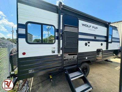 2027 Forest River RV Cherokee Wolf Pup — rear three-quarter view