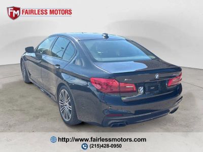 2018 BMW 5 Series — rear three-quarter view