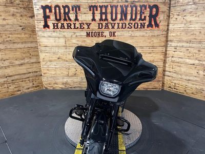 2025 Harley-Davidson FLHX - Street Glide in Midnight Firestorm — front three-quarter view