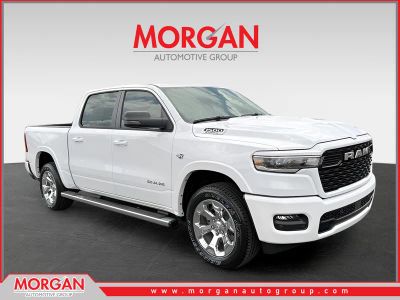 2026 Ram 1500 Big Horn/Lone Star in White — front three-quarter view