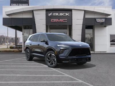 2026 Buick Enclave Sport Touring in Ebony Twilight Metallic — front three-quarter view
