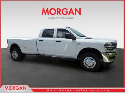 2026 Ram 3500 Tradesman in White — front three-quarter view