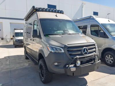 2026 Storyteller Overland BEAST MODE — front three-quarter view