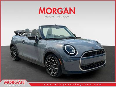 2025 MINI Convertible Signature in Gray Metallic — front three-quarter view