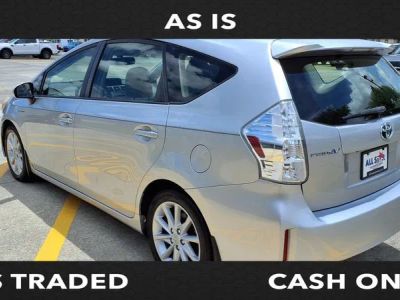 2012 Toyota Prius v — rear three-quarter view