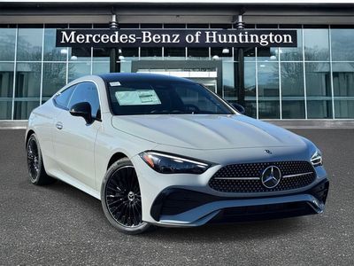 2026 Mercedes-Benz CLE 450 in MANUFAKTUR Alpine Grey — front three-quarter view