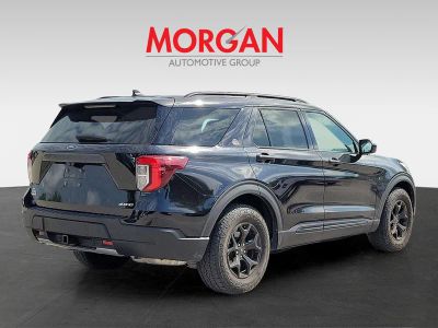 2022 Ford Explorer — rear three-quarter view