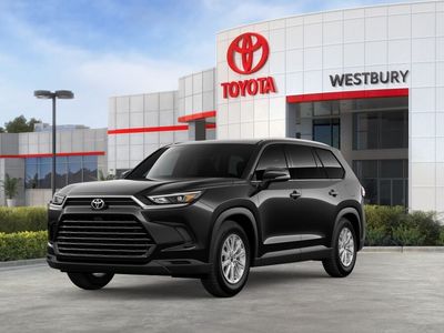 2026 Toyota Grand Highlander Hybrid XLE in Midnight Black Metallic — front three-quarter view
