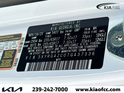 2026 Kia Sorento — photo 40 view