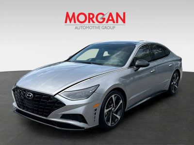 2023 Hyundai Sonata — rear three-quarter view
