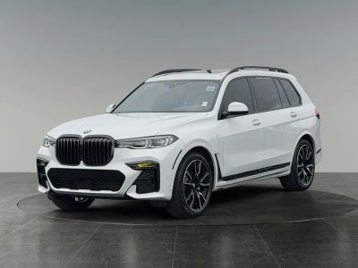 2021 BMW X7 — rear three-quarter view