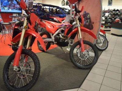 2024 Honda® CRF450RL — front three-quarter view