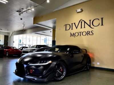 2023 Toyota GR Supra in White — front three-quarter view