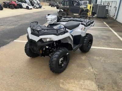 2026 Polaris® Sportsman 450 EPS Ghost Grey — front three-quarter view