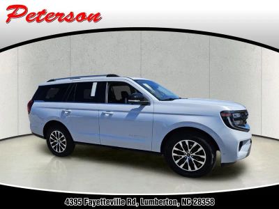2025 Ford Expedition Platinum in Silver Metallic — front three-quarter view