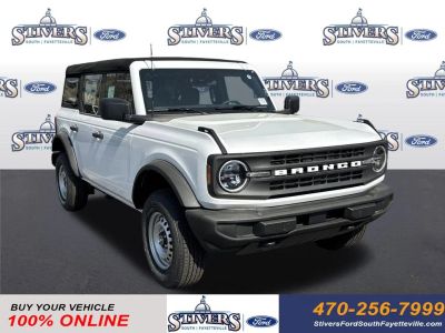 2026 Ford Bronco Base in White — front three-quarter view