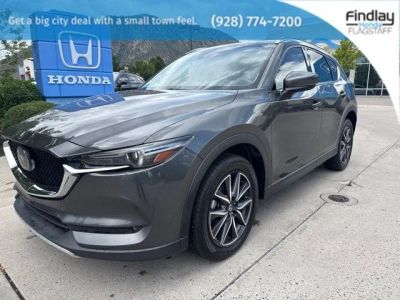 2018 Mazda Mazda CX-5 Grand Touring in Machine Gray Metallic — front three-quarter view