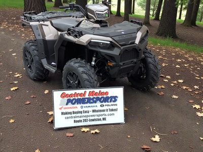 2026 Polaris Sportsman 850 Premium A26SXE85AZ in Nara Bronze — front three-quarter view