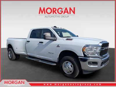 2024 Ram 3500 Big Horn in White — front three-quarter view