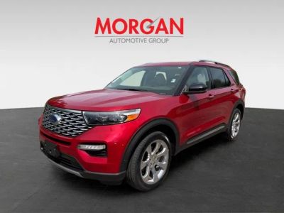 2020 Ford Explorer — rear three-quarter view