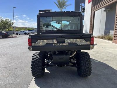 2026 Polaris Ranger Crew XP 1000 NorthStar Edition Ultimate Polaris Pursuit Camo — engine compartment view