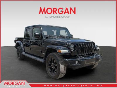 2021 Jeep Gladiator High Altitude in Black Clearcoat — front three-quarter view