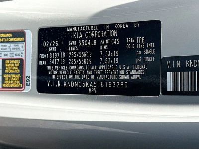 2026 Kia Carnival Hybrid — photo 33 view